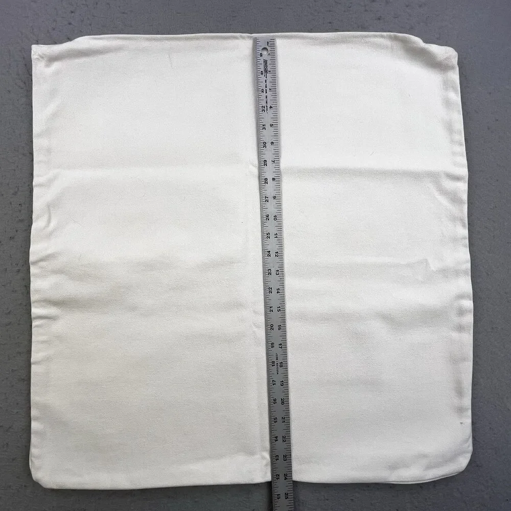 Ikea HARLANDA Pillow Covers Set of 4 Slipcover for Loveseat Sofa INSEROS WHITE